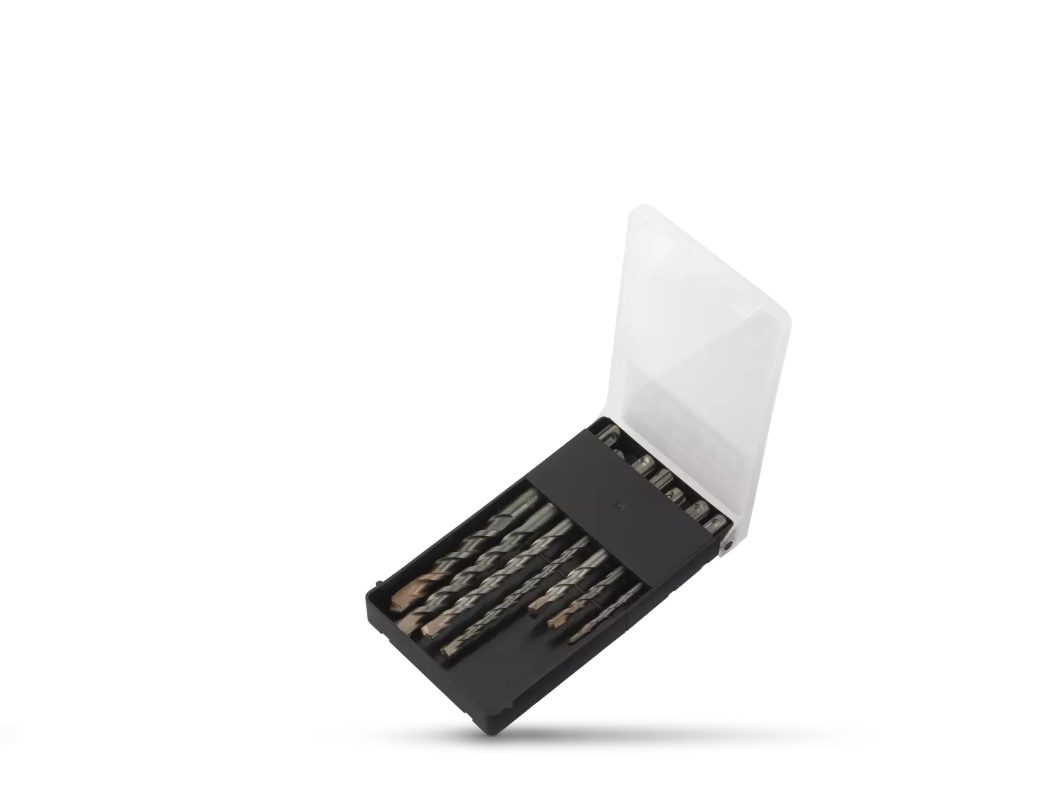 Fit-to-Fix 009-KA070076 7-delige Uni SDS-Plus Premium Hamerborenset - 2-snijder - PVC - 5-6-8x110mm + 6-8-10-12x160mm thumbnail 4