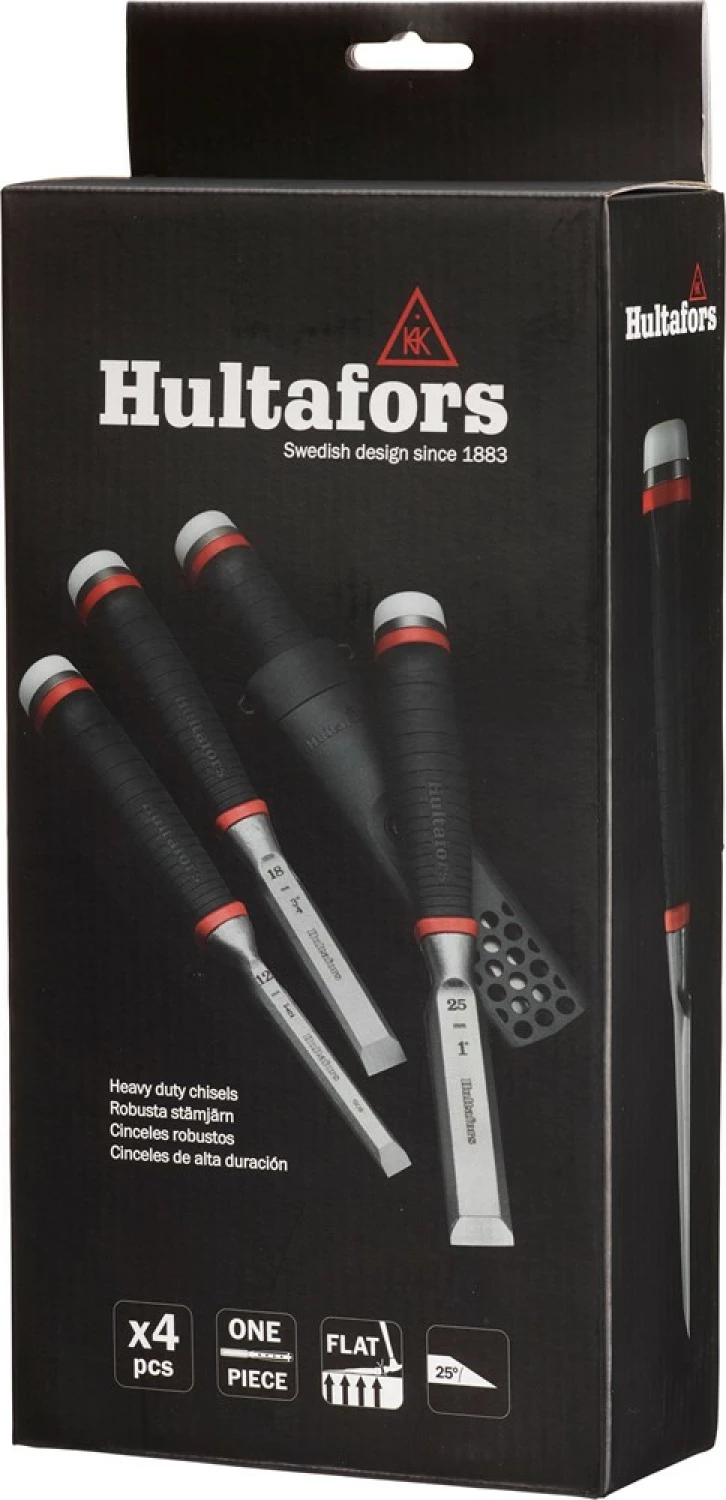 Hultafors HDC S4 Beitelset - 6/12/18/25mm thumbnail 3
