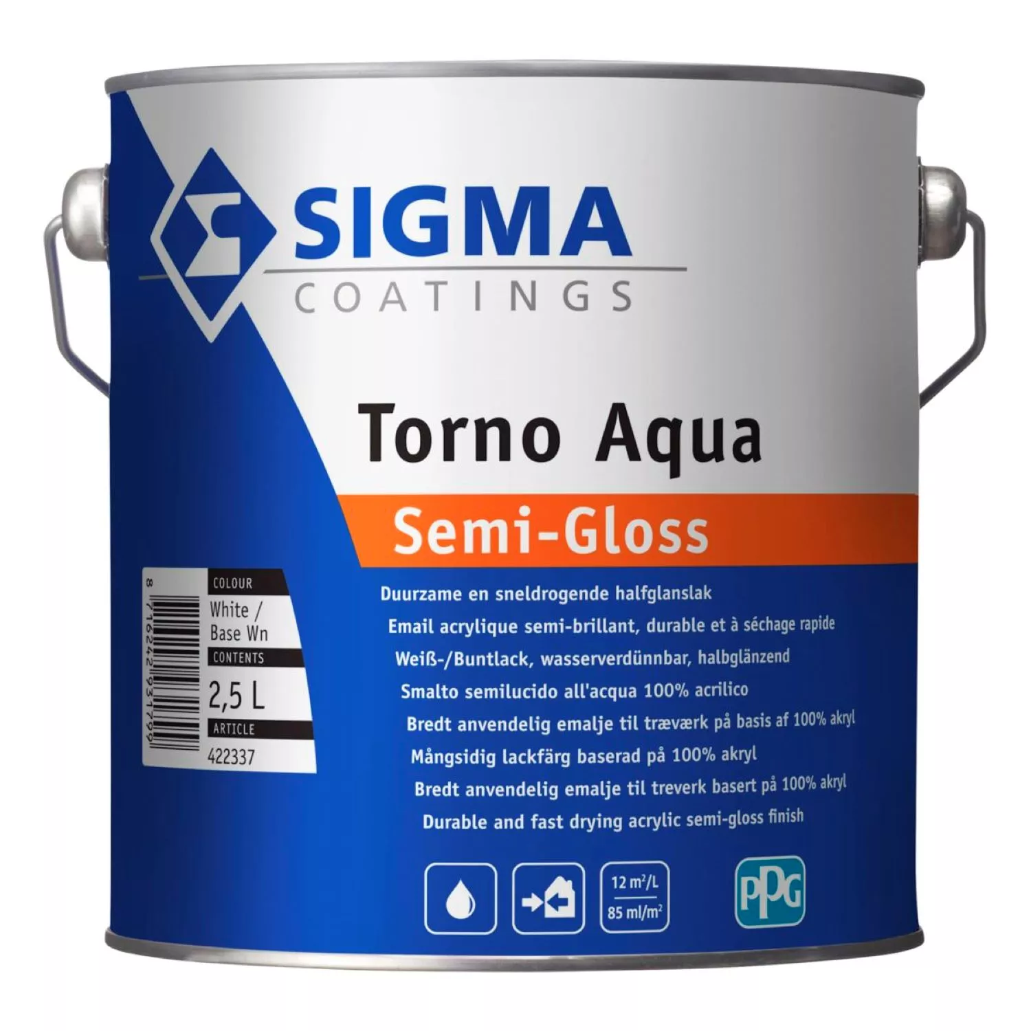 Sigma Torno Aqua Semigloss - 2,5L