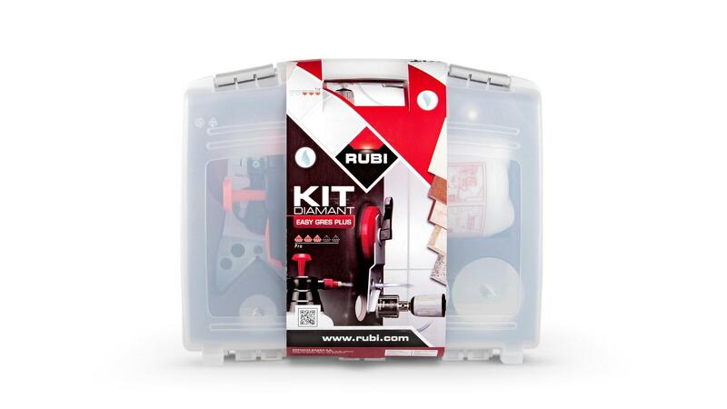 Rubi 50937 9-delige EasyGres Diamantborenset Voor Nat Boren Incl. Accessoires - Detailed view of the product