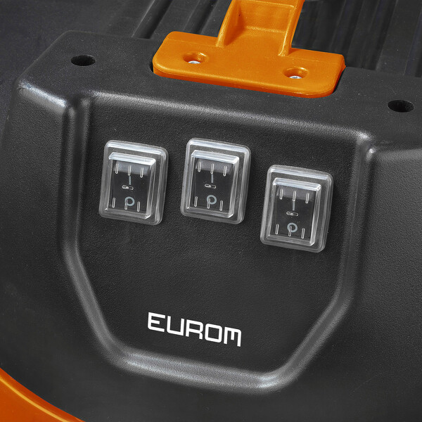 EUROM Force 3080 Bouwstofzuiger - 3000W - 80L - Detailed view of the product