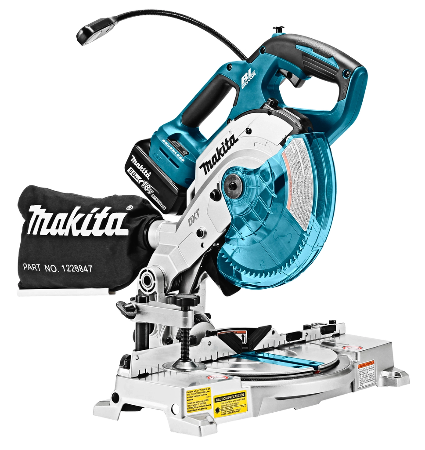 Makita DLS600RTE 18 V Afkortzaag 165 mm