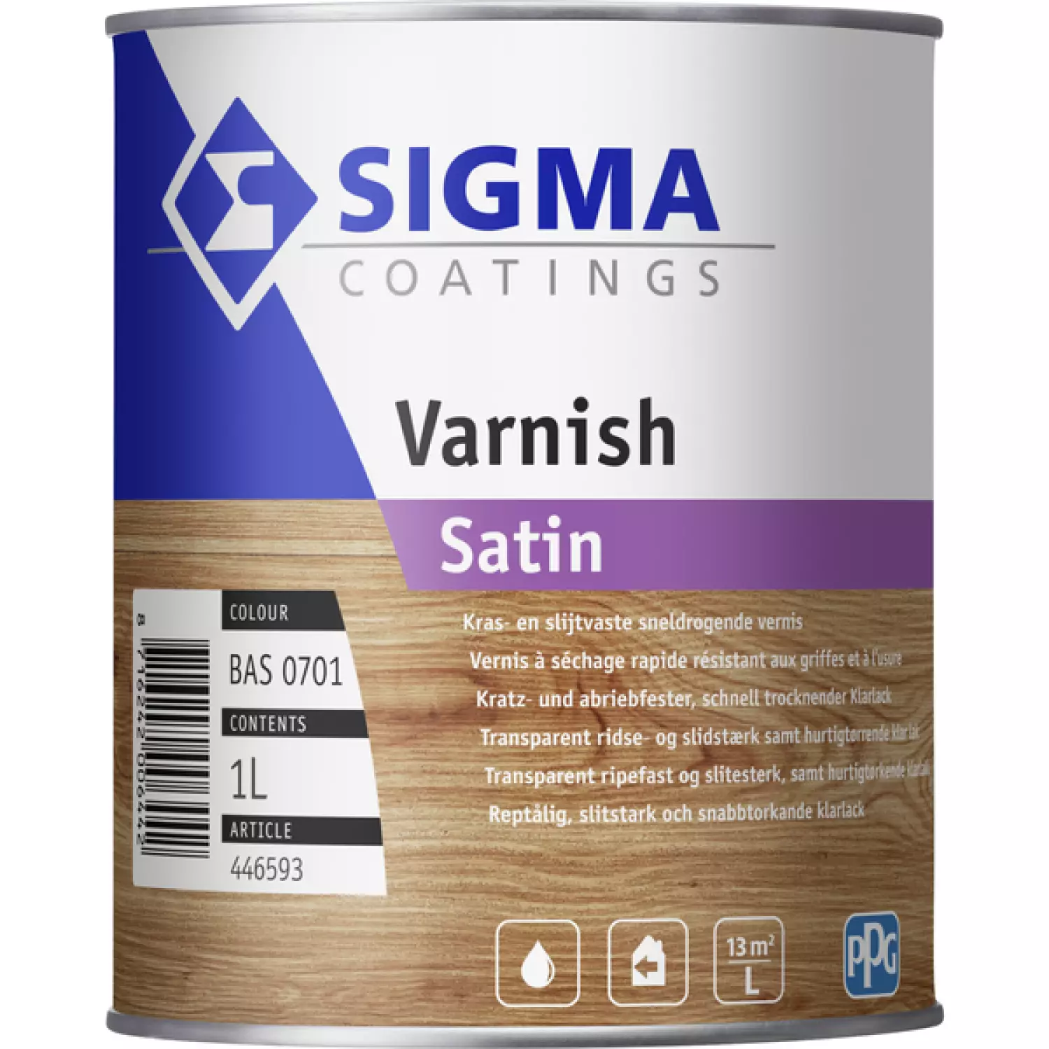 Sigma Varnish Satin - Blank 0701 - 1L
