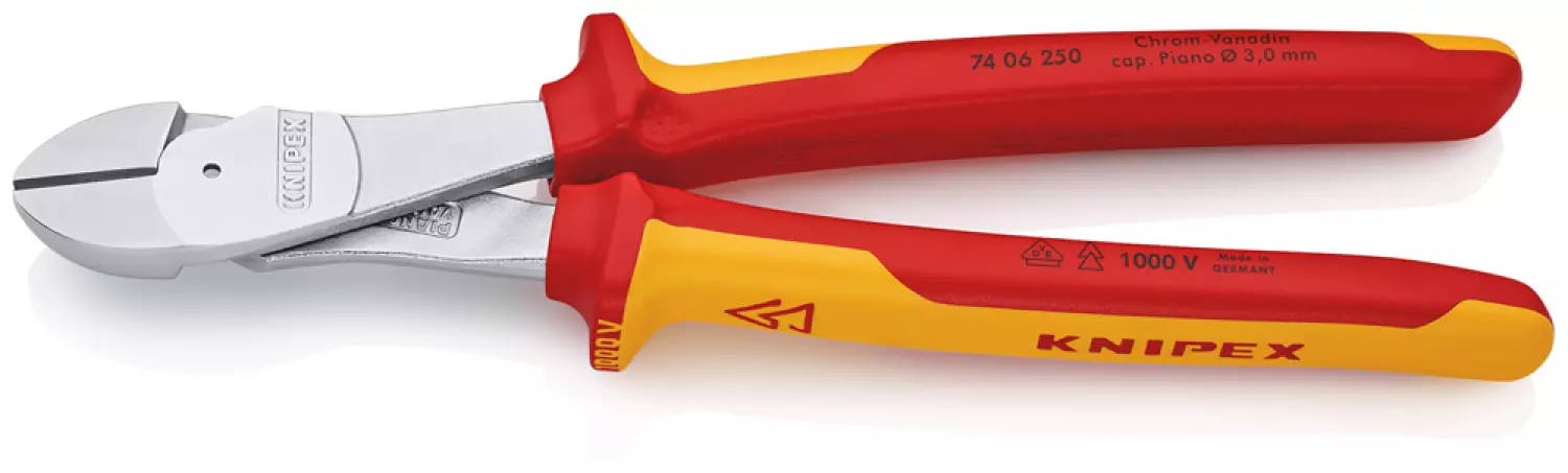 Knipex 7406250 Kracht Zijsnijtang - 250mm afbeelding
