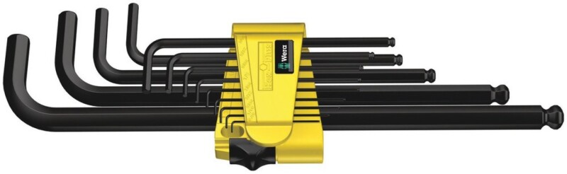 Wera 05021721001 13-delige 950/13 Hex-Plus Imperial 1 SB Blacklaser Inbussleutelset - 5/64-3/8" - Default image for the product