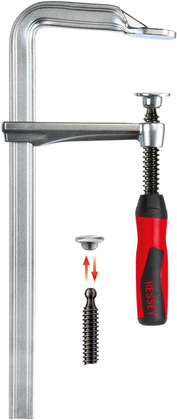 Bessey GZ252K Lijmklem - Geheel Staal - 250 X 120mm