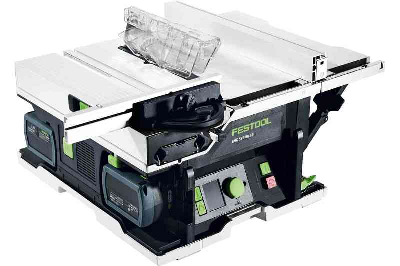 Festool CSC SYS 50 EBI-Plus 36V (2x18V) Accu Tafelcirkelzaag Set (2x 5,0Ah) Incl. Accessoires - Detailed view of the product