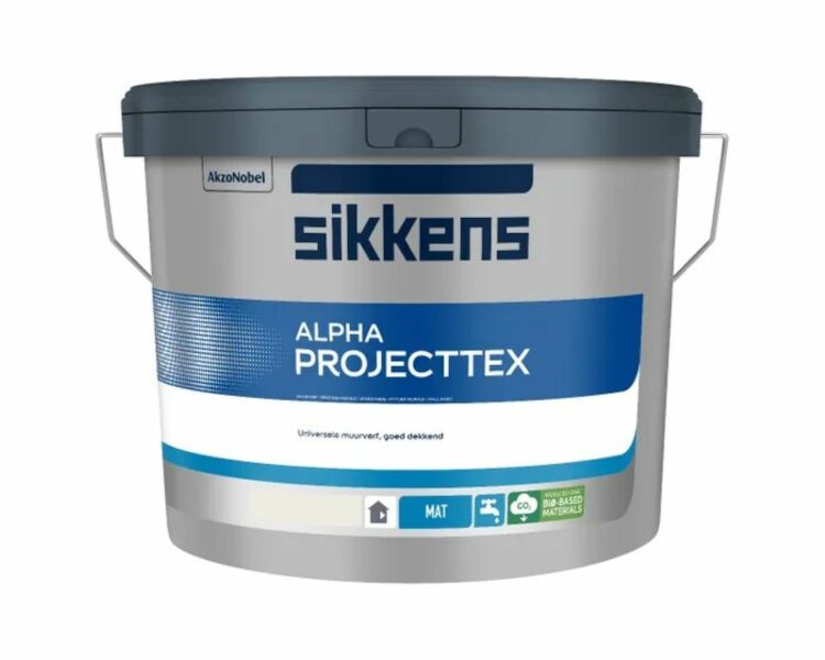 sikkens alpha projecttex lichte kleur 10 ltr