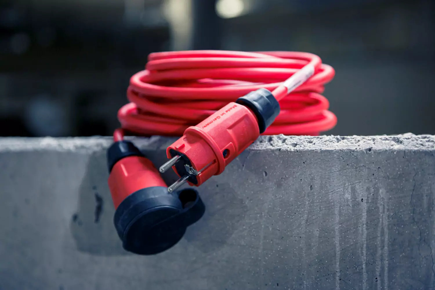 Brennenstuhl Professional VQ 1110 Verlengsnoer H07BQ-F 3G1,5 - IP44 - 10m - Rood thumbnail 4