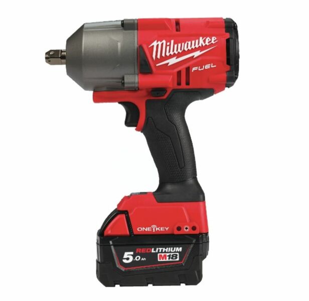 Milwaukee M18 ONEFHIWP12-502X 18V Li-Ion Accu Slagmoersleutel Set (2x 5,0Ah Accu) In HD Box - 1017Nm - 1/2