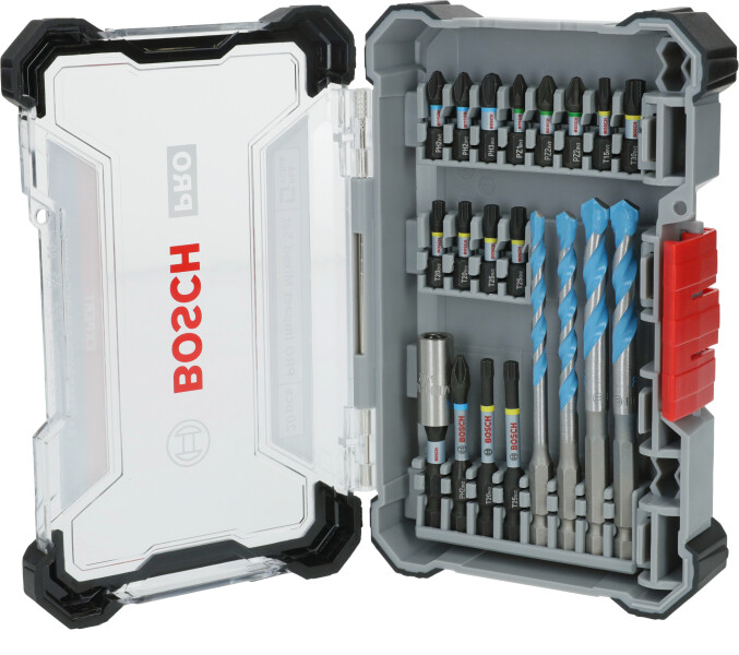 Bosch 2608521U83 20-delige PRO Impact Schroefbits En Multi Construction Boren - Gemengde Set