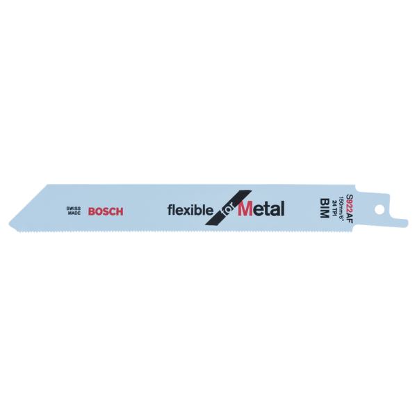 Bosch 2608656013 / S 922 AF Reciprozaagblad - 150 X 1/24TPI - Metaal (5st) EAN: 3165140093491