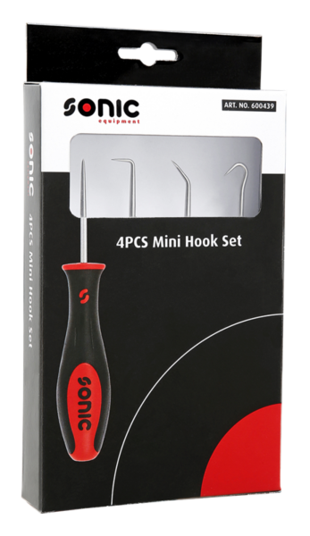 Sonic 600439 Mini Haken Set - 4 Delig - Detailed view of the product