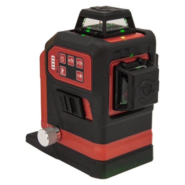 FUTECH Multicross 3D 18VMAX Kruislijnlaser - Groen - 70m - 3 Lijnen - Detailed view of the product