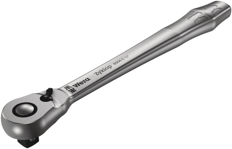 Wera 05004064001 8004 C Zyklop Metal Ratel - 1/2"- 281mm - Detailed view of the product