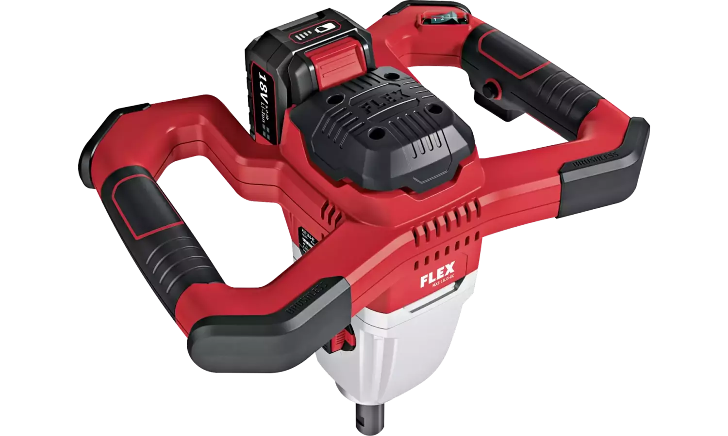 Flex MXE 18.0-EC WR2 120 Li-Ion Accu Mixer Body Met 3-traps Toerentalschakelaar - 2 Snelheden - 18V thumbnail 3