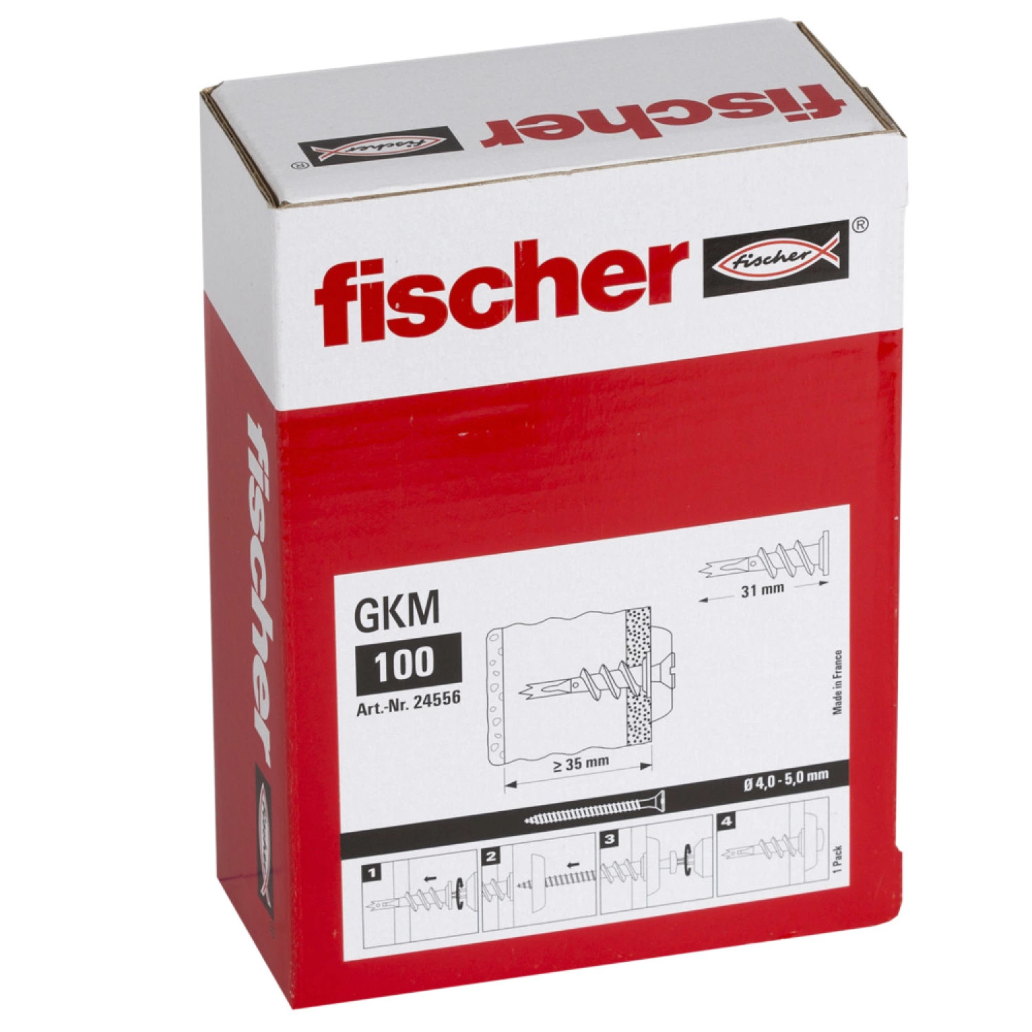 Fischer 24556 Metalen Gipsplaatplug GKM - 31mm (100st) thumbnail 3