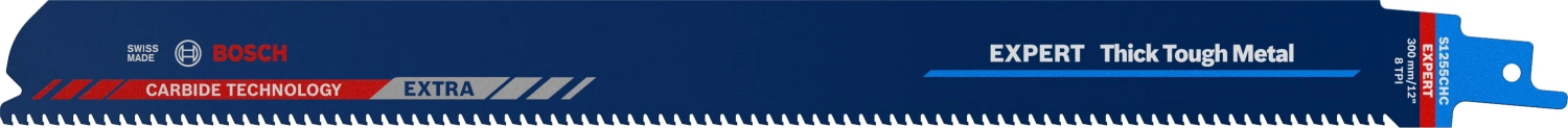 Bosch EXPERT S1255CHC Thick Tough Metal Reciprozaagblad - 250mm - Metaal