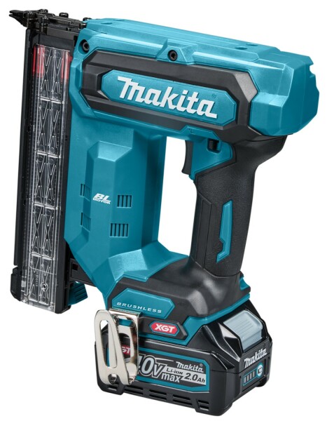 Makita FN001GA202 XGT 40V Max Li-ion Accu Brad Tacker Set (2x2,0 Ah) In Mbox - Detailed view of the product