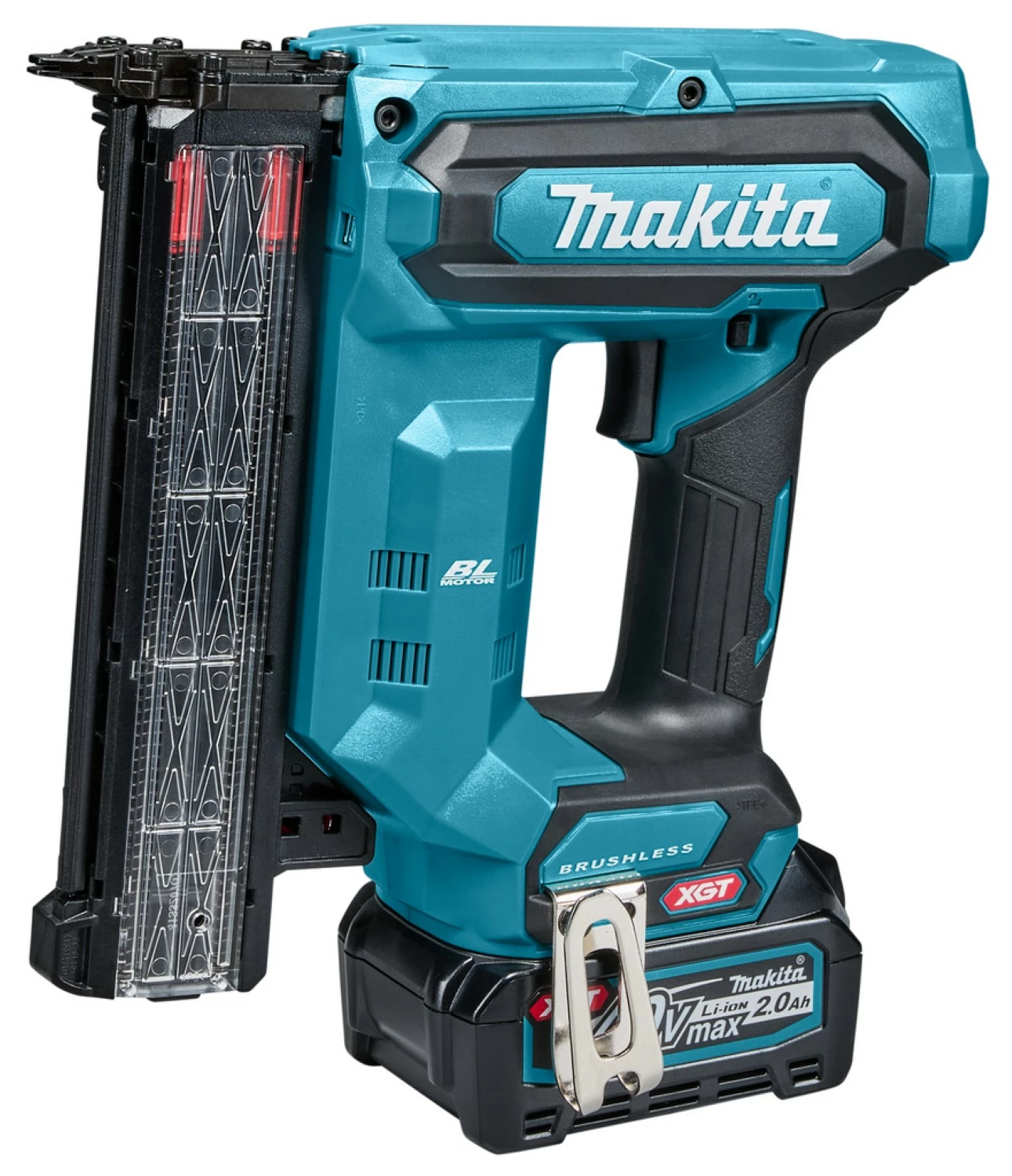 Makita FN001GA202 XGT 40V Max Li-ion Accu Brad Tacker Set (2x2,0 Ah) In Mbox thumbnail 3