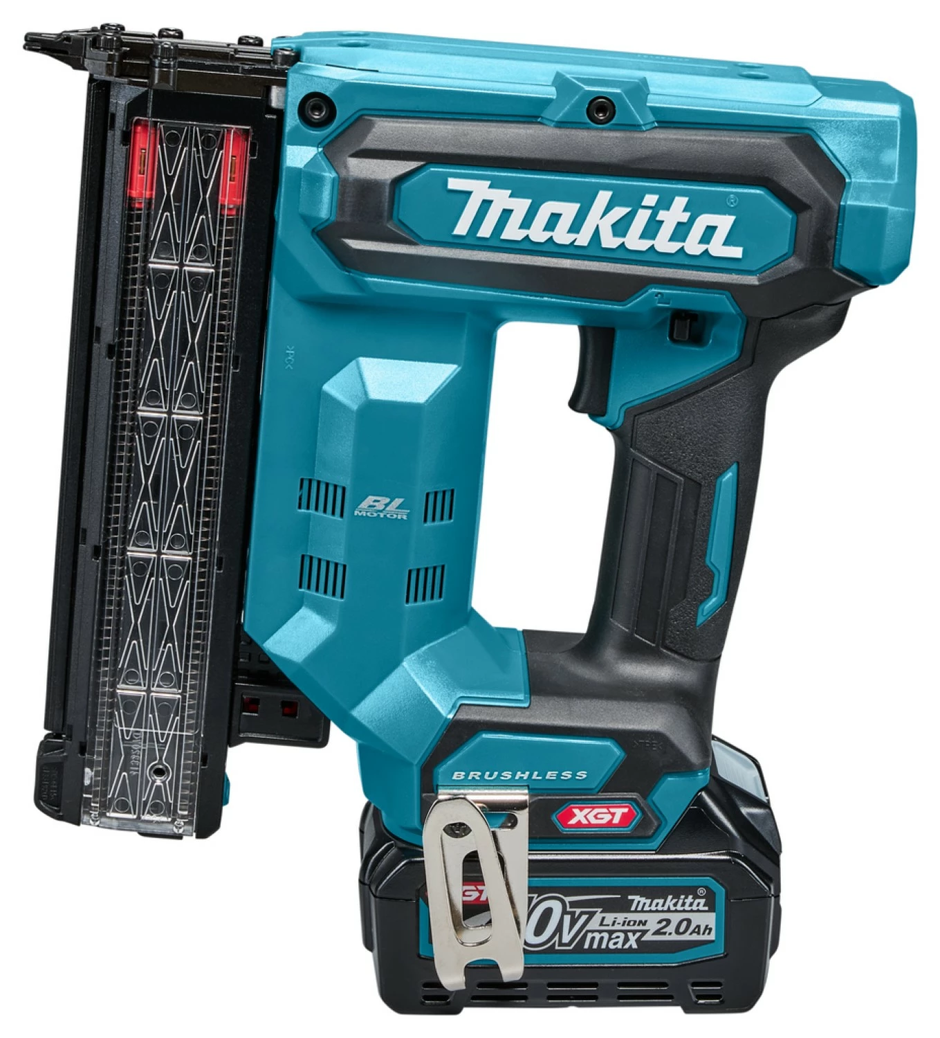 Makita FN001GA202 XGT 40V Max Li-ion Accu Brad Tacker Set (2x2,0 Ah) In Mbox