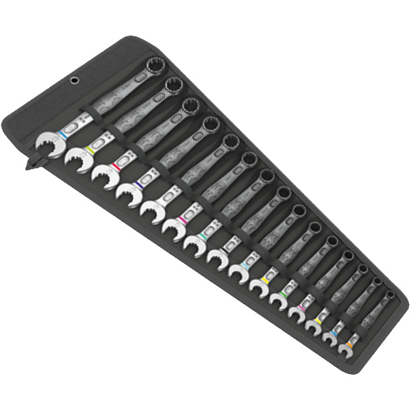 Wera 05020302001 15-delige 6003 Joker 15 Set 1 Ringsteeksleutelset In Etui - 5.5-19mm