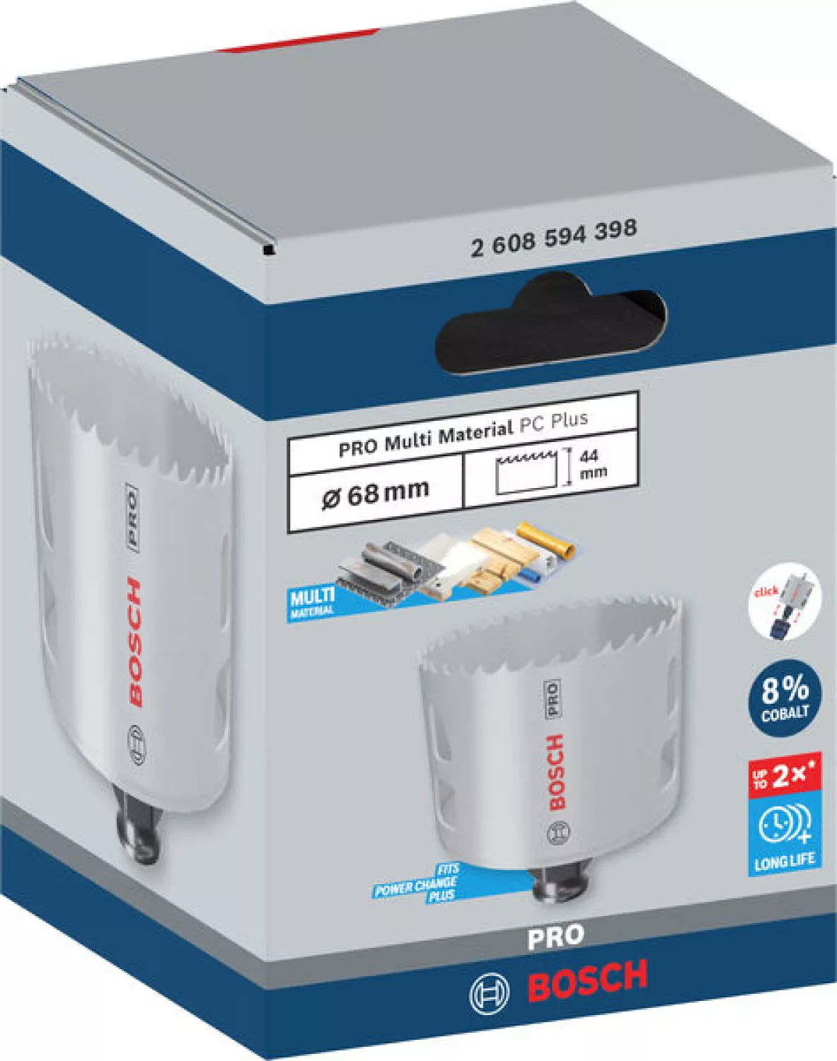 Bosch 2608594398 PRO Multi Material Gatzaag Met Power Change Plus - 68mm thumbnail 2