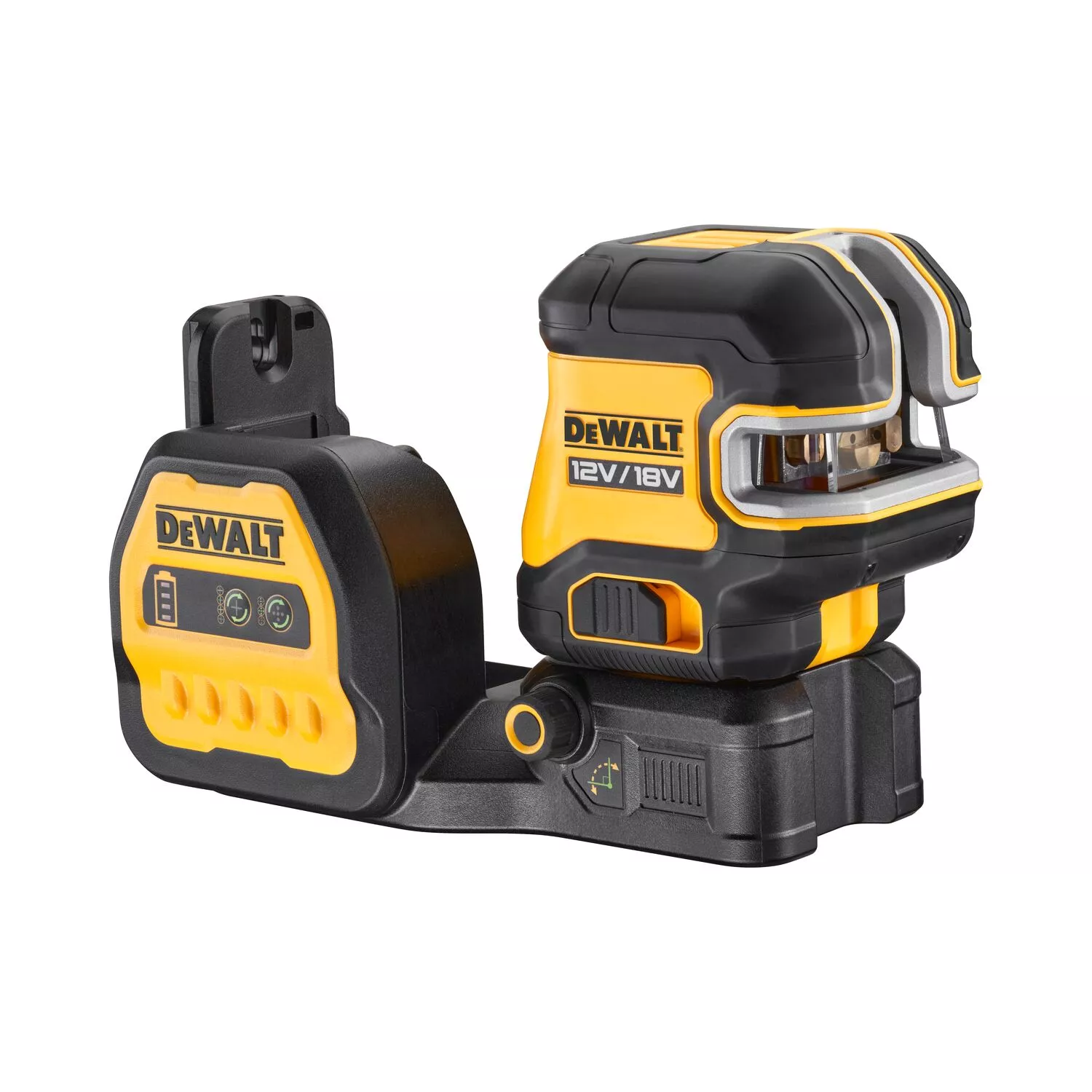 DeWALT DCE825NG18-XJ 12V/18V Kruislijnlaser In Koffer - 5 Lijnen - Groen - 85m - IP54 thumbnail 2
