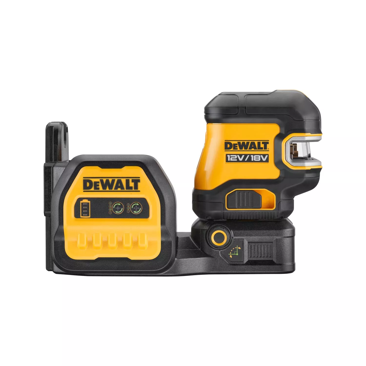DeWALT DCE825NG18-XJ 12V/18V Kruislijnlaser In Koffer - 5 Lijnen - Groen - 85m - IP54 thumbnail 3