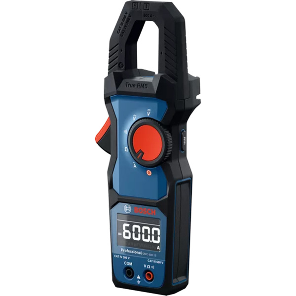 Bosch GMC 600-15 True-RMS Stroomtang In Etui - AC/DC 600V&AC 600A - CAT III 600 V / CAT IV 300 V - Detailed view of the product
