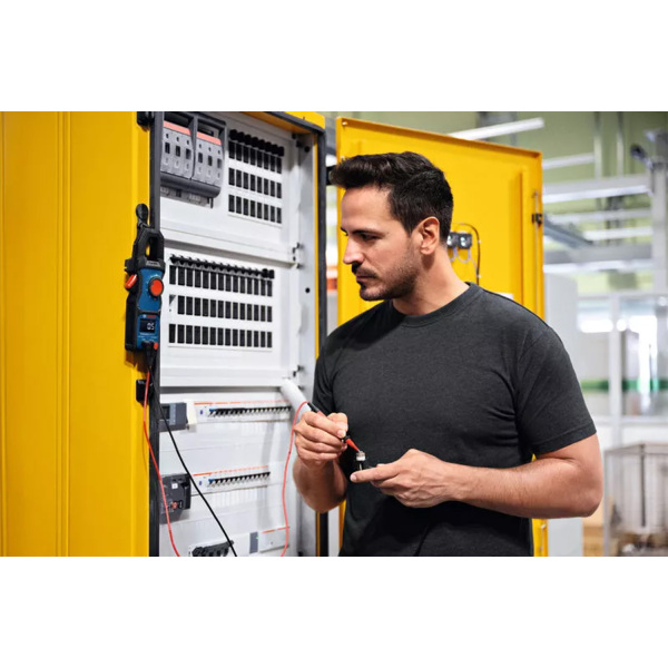 Bosch GMC 600-15 True-RMS Stroomtang In Etui - AC/DC 600V&AC 600A - CAT III 600 V / CAT IV 300 V - Detailed view of the product