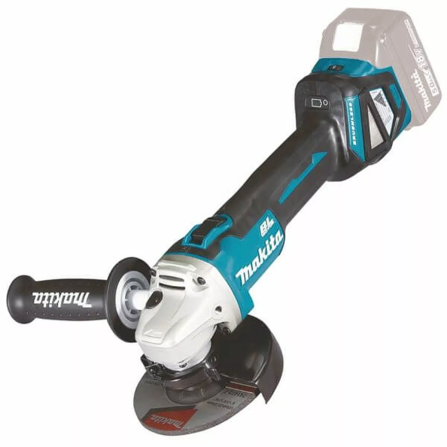 Makita DGA511Z Haakse slijper - 18 V - 125 mm - Losse Body (geleverd zonder accu en lader)