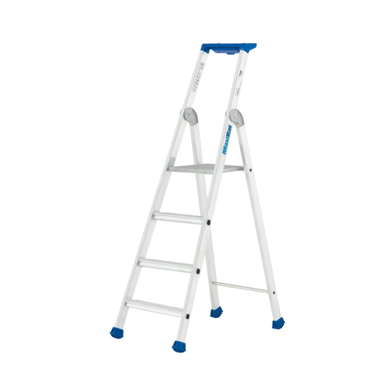 Little Jumbo 1223750104 Maxibat 2375 Trap - Enkel - Aluminium - 1 X 4 Treden - Max. Werkhoogte 2,89m