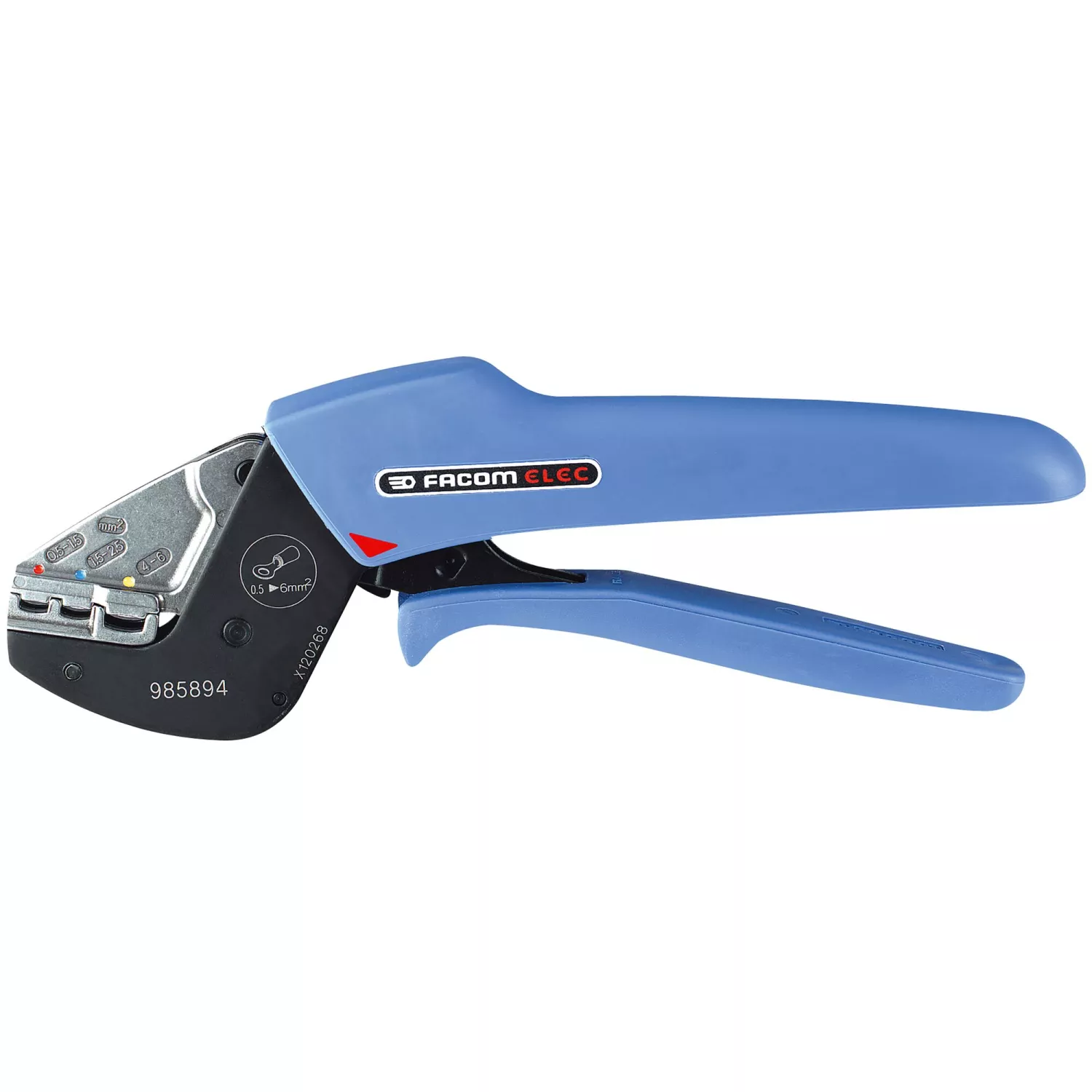 Facom 985894 Krimptang Voor Voorgeïsoleerde Kabelschoenen - 0,3-6,0mm² afbeelding