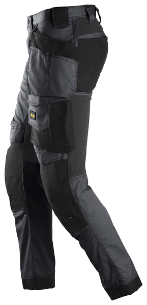 Snickers 6241 AllroundWork Stretch Werkbroek Met Holsterzakken - Staal Grijs - Maat 148 - Detailed view of the product