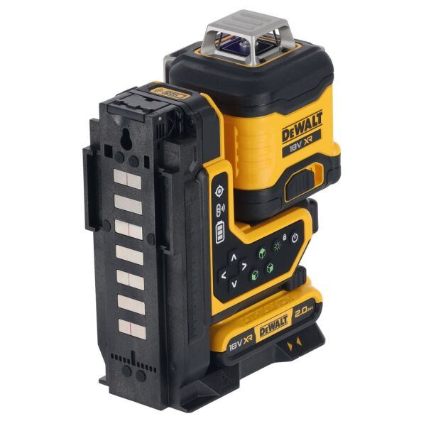 DeWALT Kruislijnlaser DCLE34035D In Koffer - Groen - 3 Lijnen - 80m - IP54 - Detailed view of the product