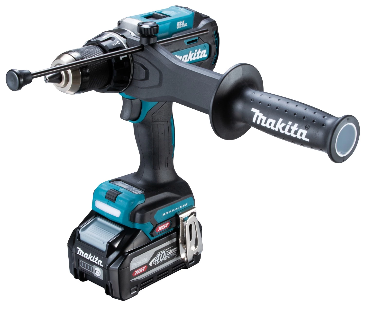 Makita HP003GU201 XGT 40V Max Li-ion Accu Klopboor-/schroefmachine Set (2x 4.0Ah) In Mbox thumbnail 2