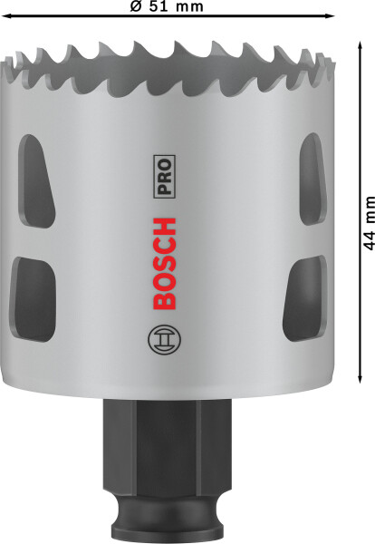 Bosch 2608594483 PRO Multi Material PC Plus Gatzaag - 51mm (12st) - Detailed view of the product
