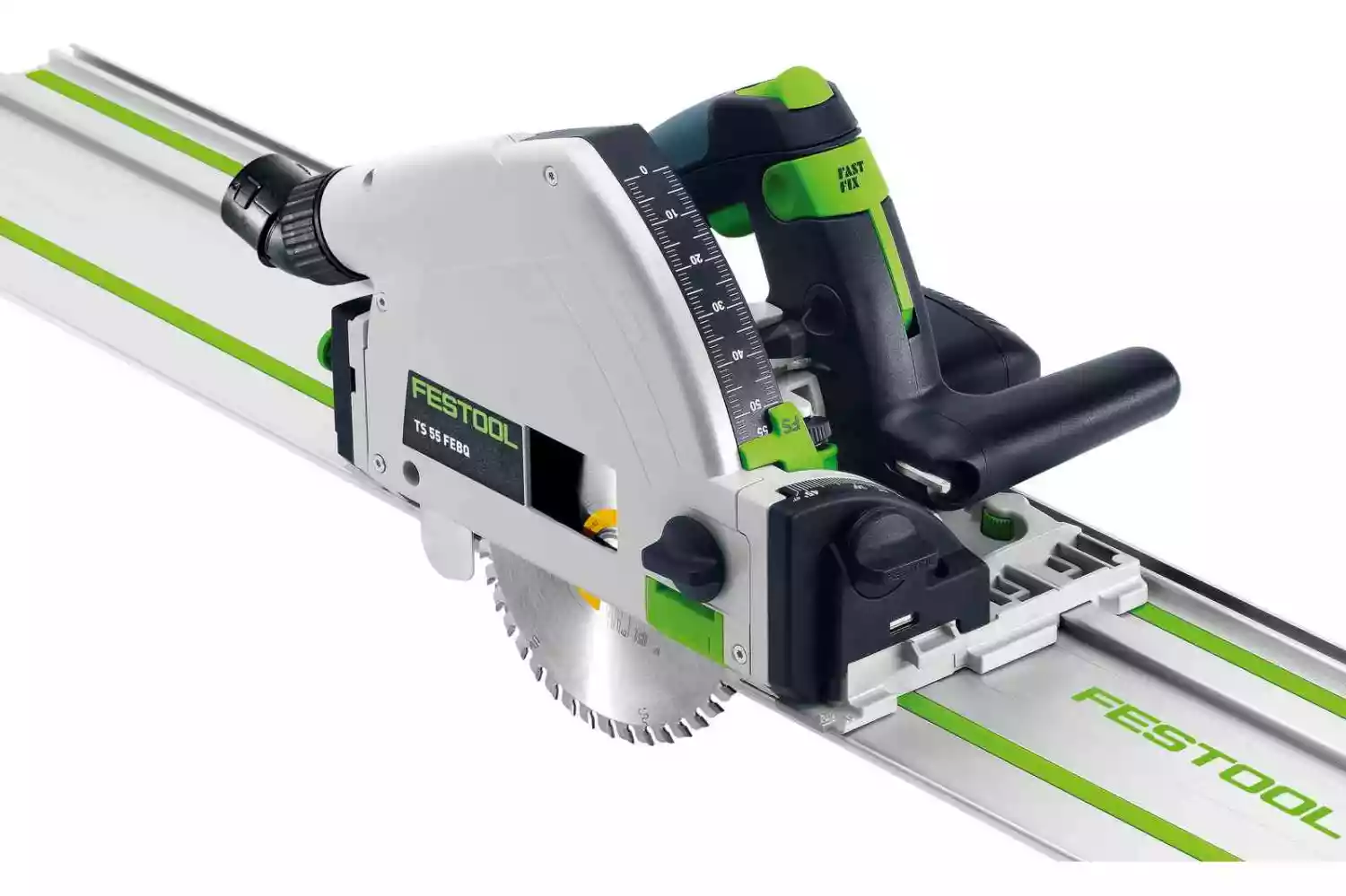 Festool TS 55 FEBQ-Plus-FS Invalcirkelzaagmachine Incl. Geleiderail In Systainer - 1200W - 160mm thumbnail 4