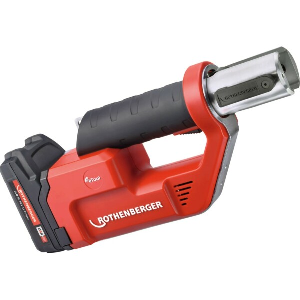 Rothenberger ROMAX Compact TT 18V Li-ion Accuperstang Set (1x 2,0Ah Accu) Incl. RFz12-16-20 Persbekken