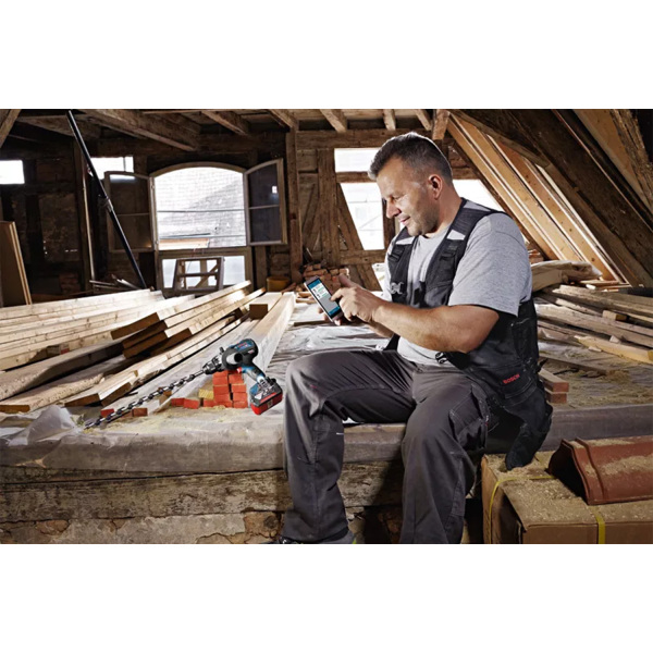 Bosch GSR18V-110 18V Li-ion Accu Schroefboormachine Set (3x 4Ah Accu) In L-Boxx - 110Nm - Detailed view of the product