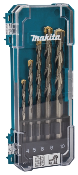Makita D-72877 Steenboorset 5-delig - Detailed view of the product