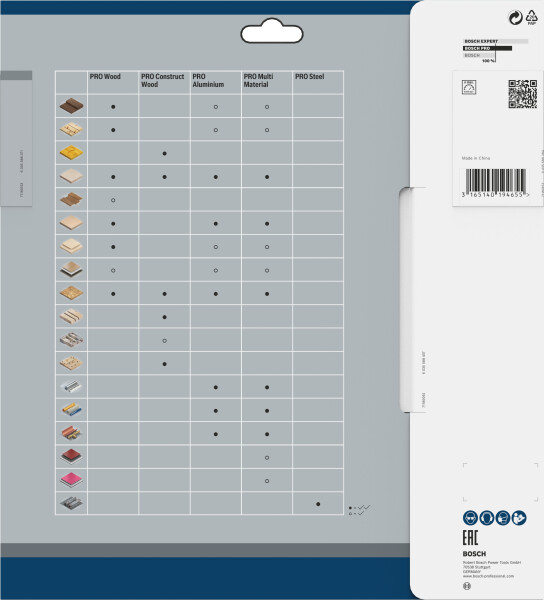 Bosch 2608640680 / LWZ Cirkelzaagblad Speedline - 250 X 30 X 24T - Hout - Detailed view of the product