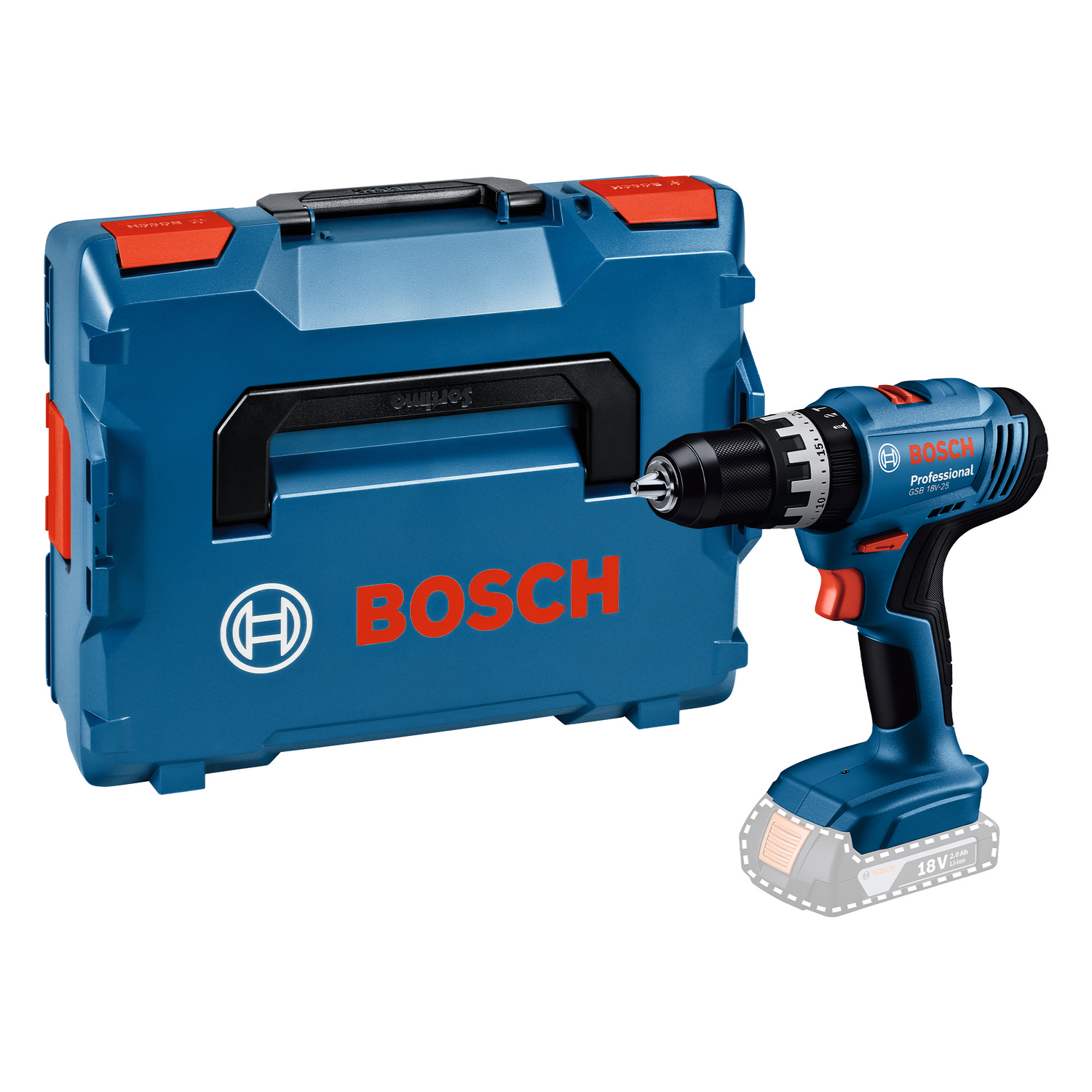 Bosch GSB 18V-25 18V Accu Klopboor-/schroefmachine Body In L-Boxx