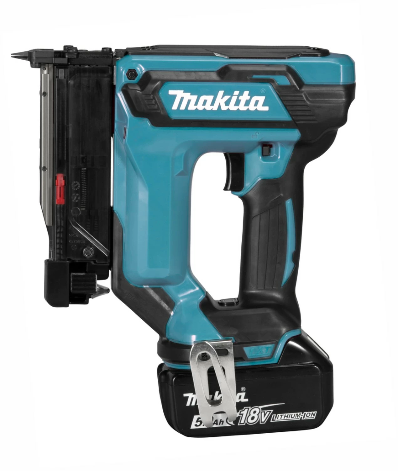 Makita DPT353RTJ 18V Li-Ion Accu Pintacker Set (2x 5,0Ah Accu) In Mbox