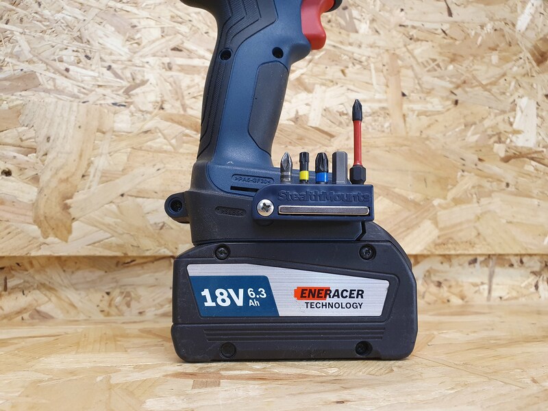 StealthMounts BH-BO-BLU-2 Magnetische Bithouder Voor Machines Bosch - Blauw- 2-pack - Detailed view of the product