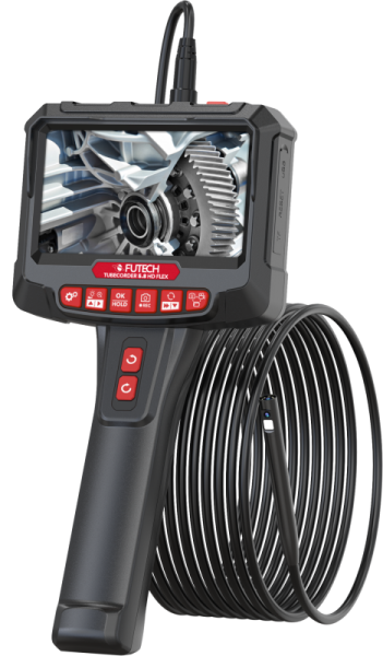 FUTECH Tubecorder 5.8 Flex Inspectiecamera - 8mm X 5m - 360° Draaibare Camera