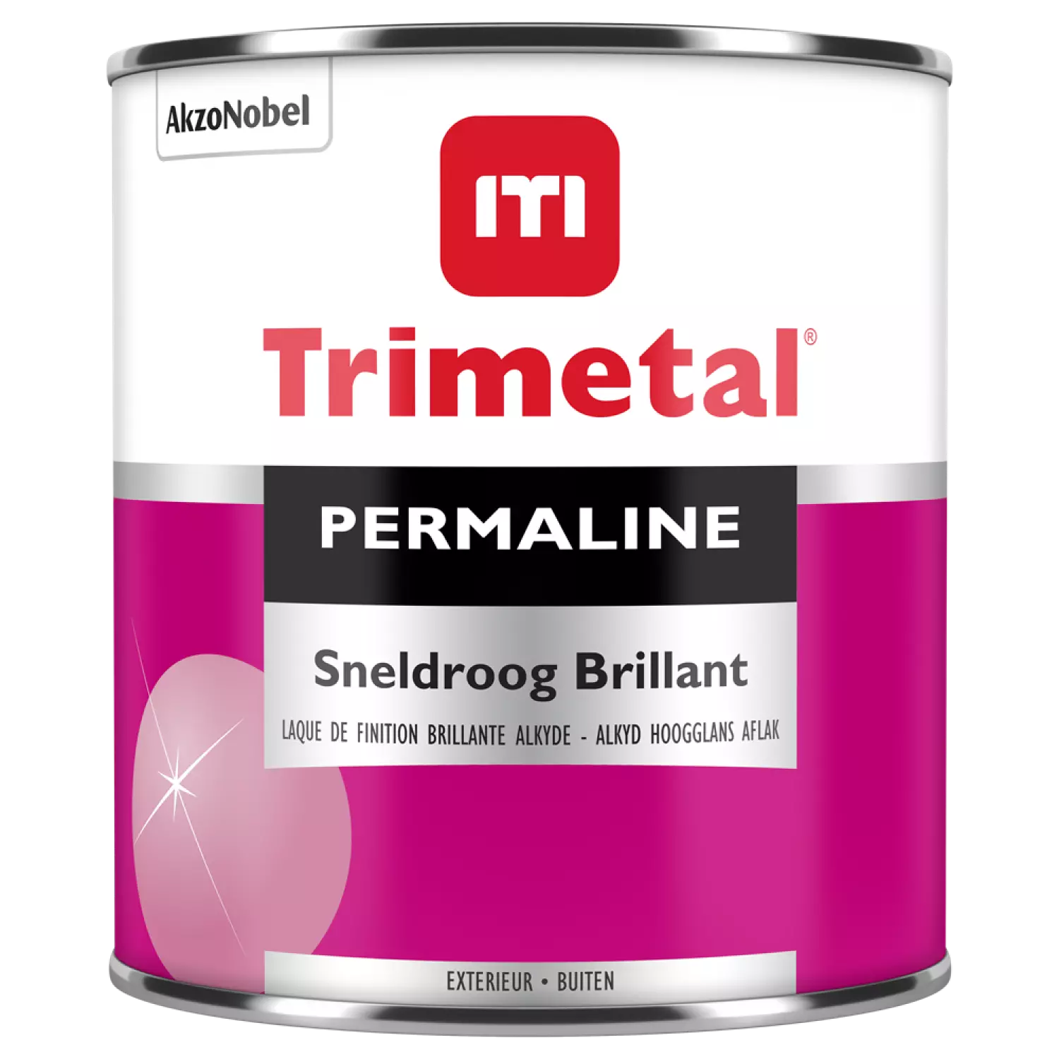 Trimetal Permaline Sneldroog Brillant - Op Kleur Gemengd - 1L