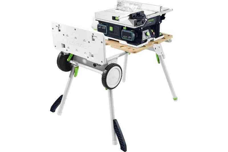 Festool CSC SYS 50 EBI-Set 36V (2x18V) Accu Tafelcirkelzaag Set (2x5,0Ah) Incl. Onderstel En Accessoires - 168mm - Detailed view of the product