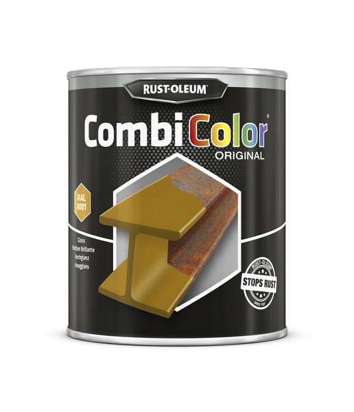 Rust-Oleum Combicolor Hoogglans - RAL 8001 Okerbruin - 0,75L
